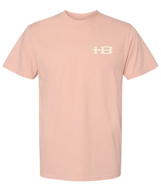 Honey Brake Logo SS Comfort Colors Tee Peachy
