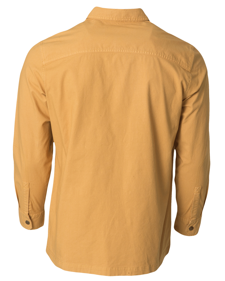 Banded Canvas Camp Shirt