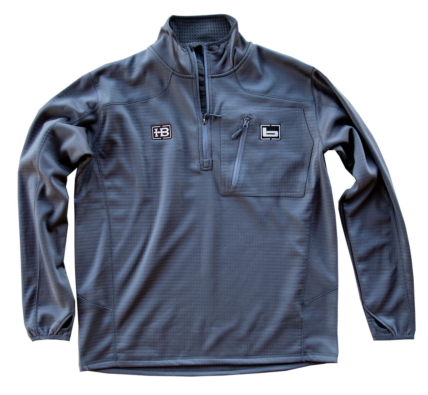 Banded 1/4 Zip Mid Layer Fleece Pullover