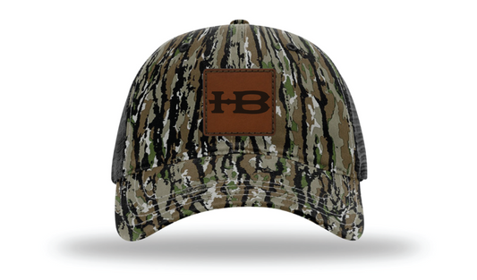 Honey Brake Leather Patch Richardson Mesh Back Cap Realtree Original