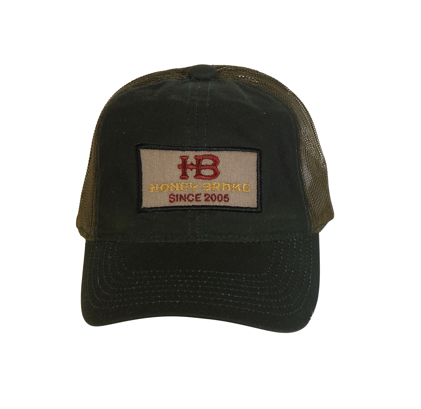 HB Green Canvas Patch Hat