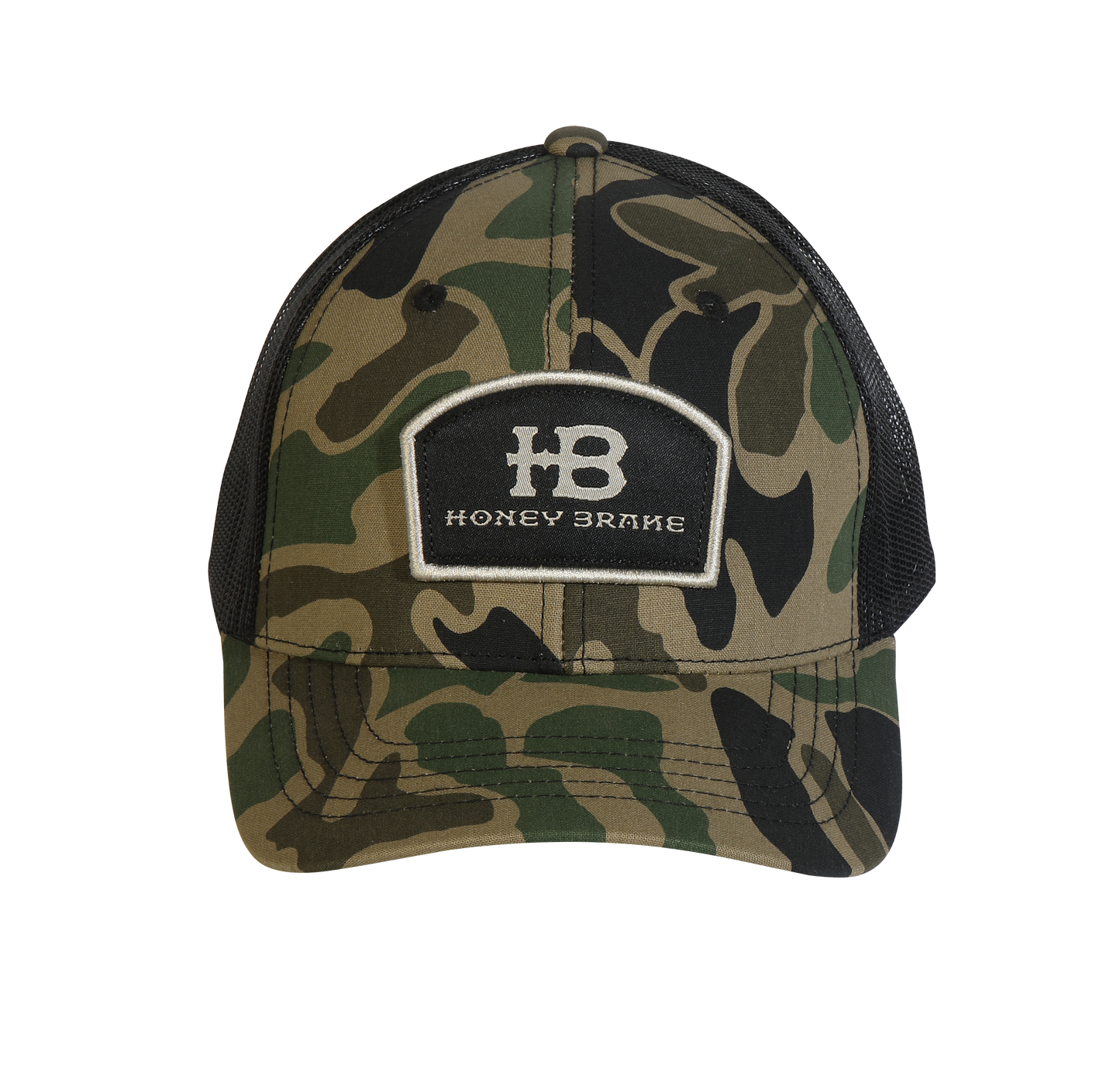 HB Green Camo Patch Hat
