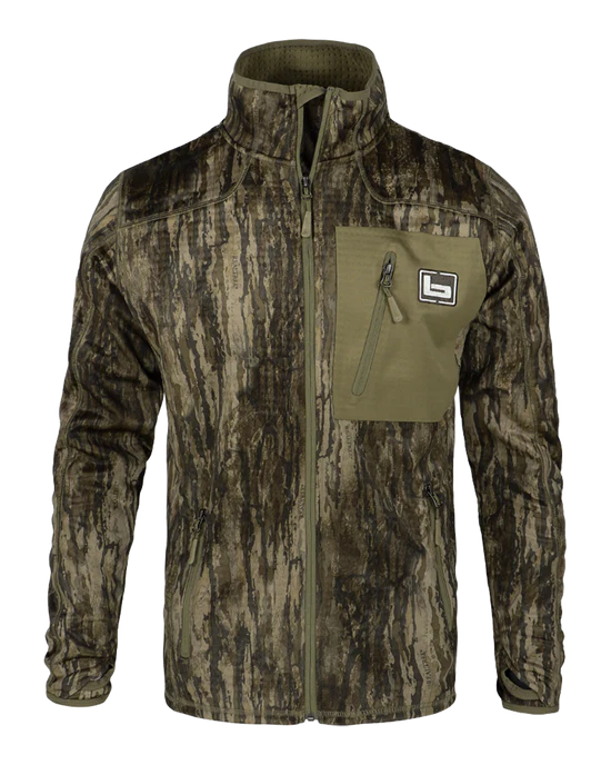 Banded 1/4 Zip Mid Layer Fleece Pullover-Legacy