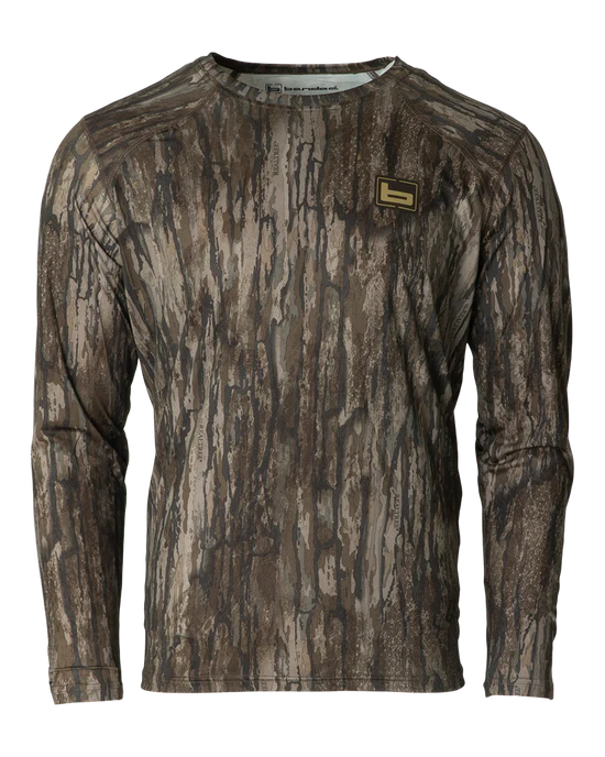 Banded Tec Stalker Mock Shirt- Dove Shirt