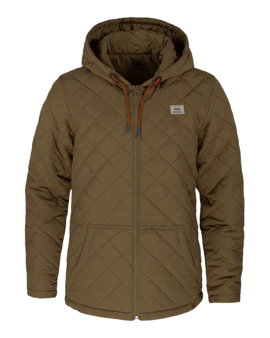 Banded Mountainside Full Zip Jacket-Bark