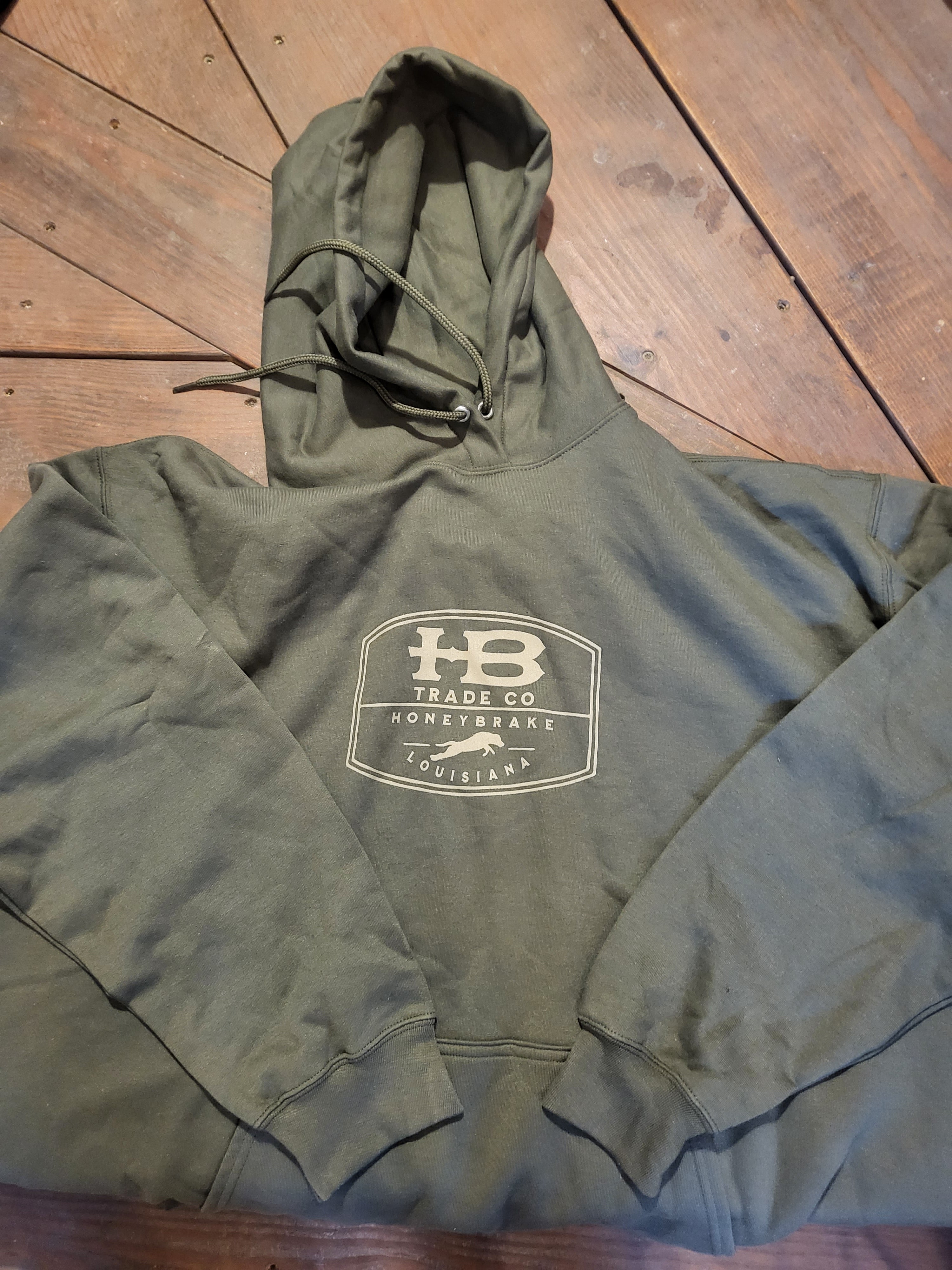 Honey Brake Trade Co Olive Hooded Sweatshirt