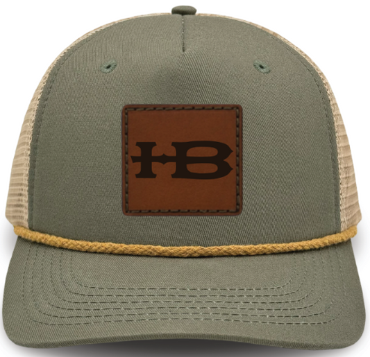 Honey Brake X Lost Hat Leather Patch Ranchero Cap Gator/Balsa