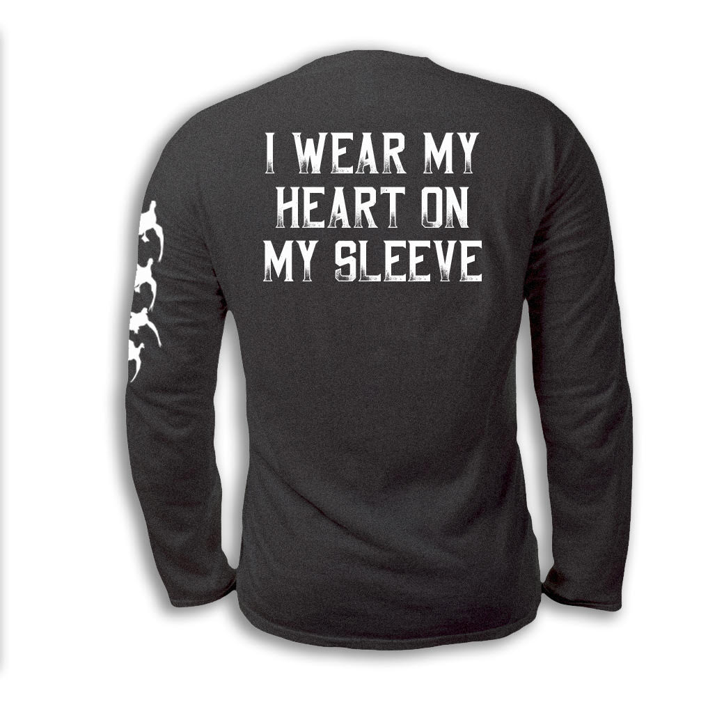 Honey Brake Heart on my Sleeve Long Sleeve