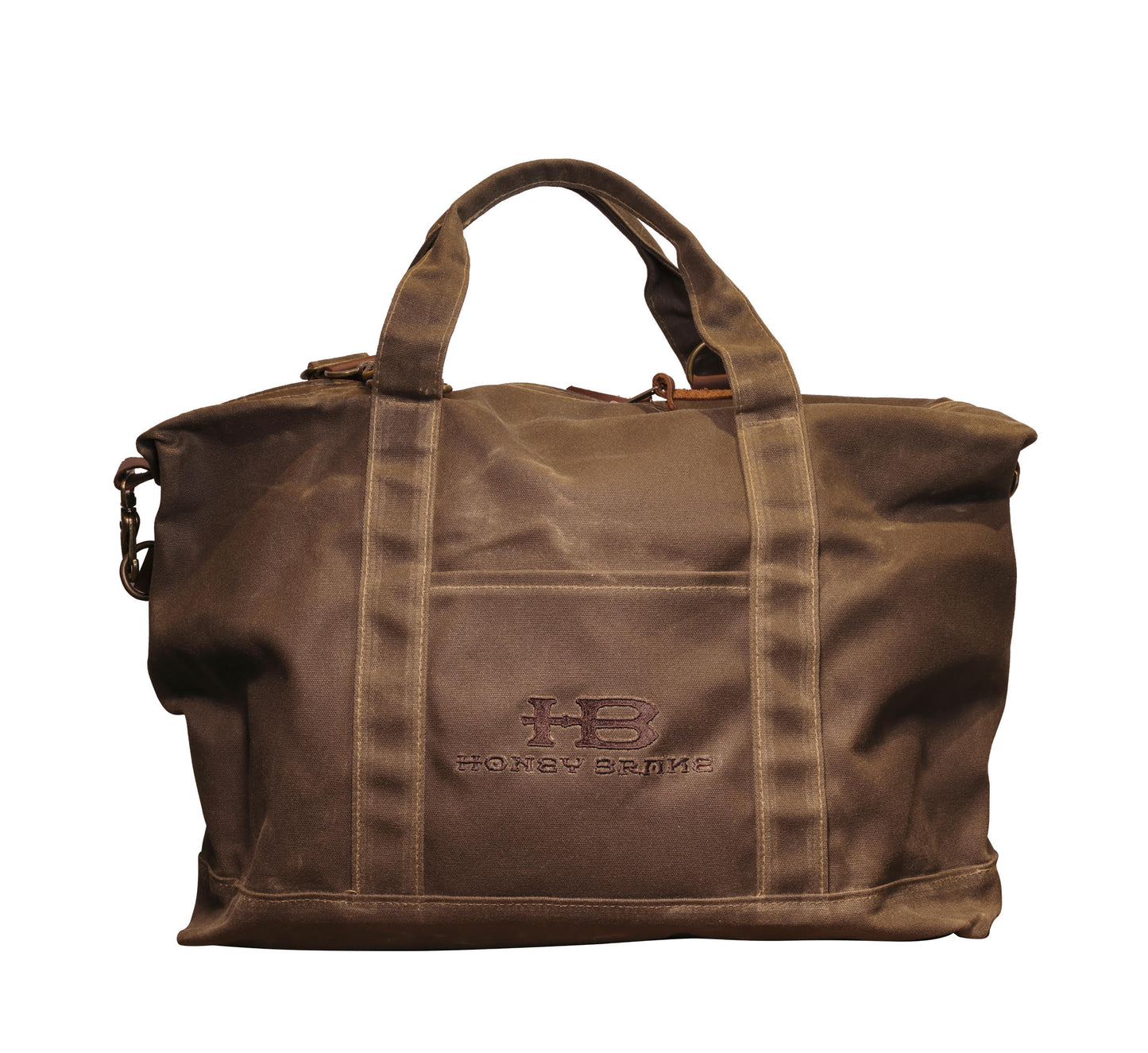 HB Waxed Canvas Tote Bag