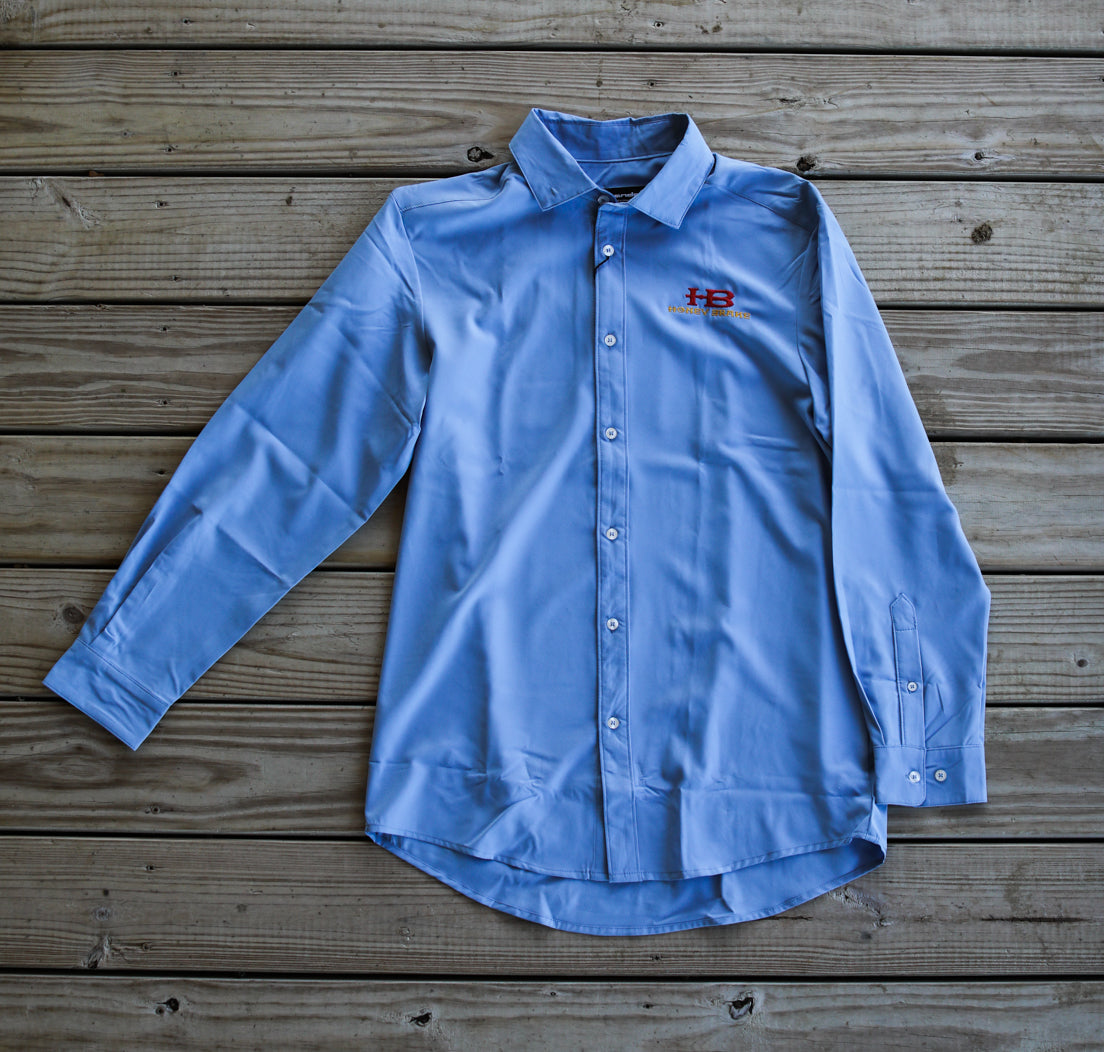 Hustle Performance Shirt - Light Blue