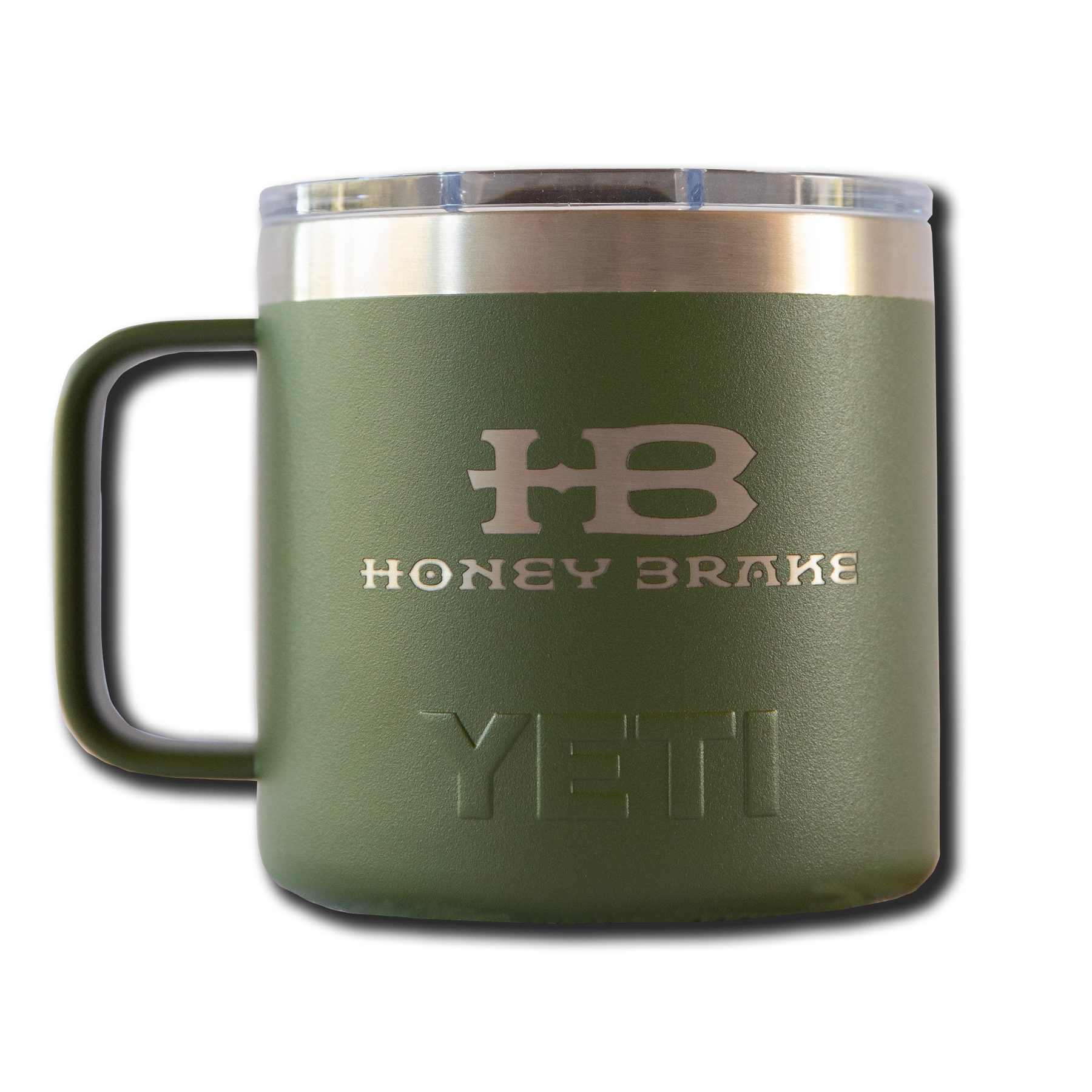Yeti Rambler 14oz Mug w/Honey Brake Logo w/Magslide Lid – Honey