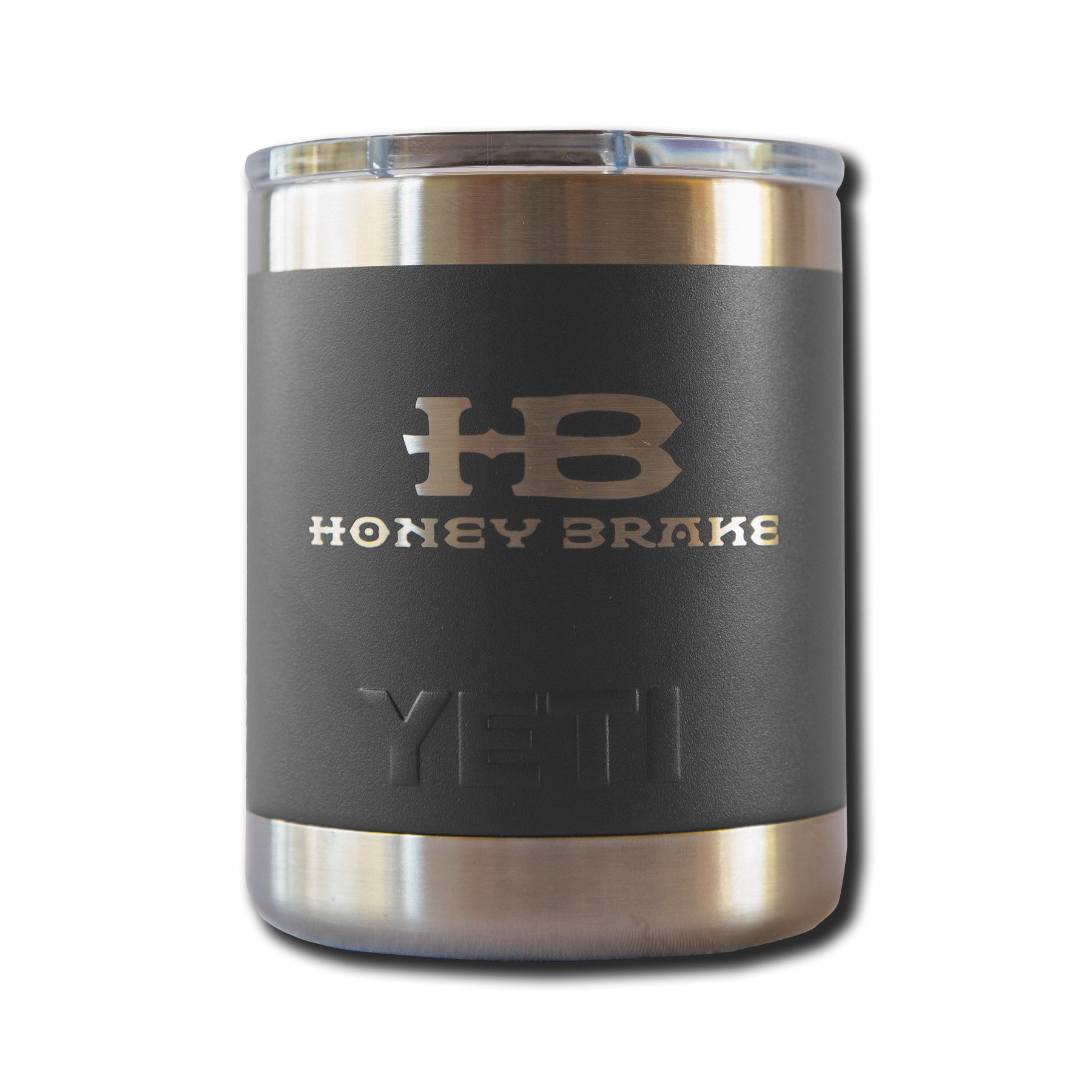 Yeti Rambler 10oz Lowball w/Honey Brake Logo w/Magslide Lid