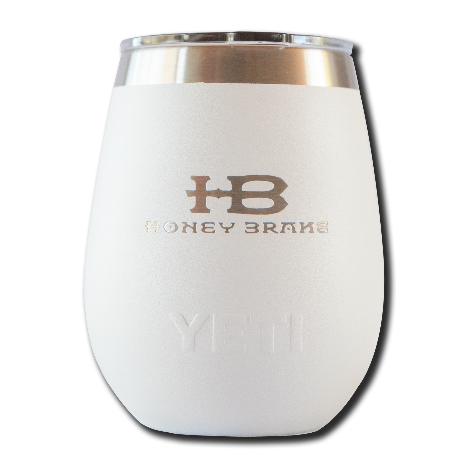 Yeti Rambler 10oz Wine Tumbler w/Honey Brake Logo w/Magslider Lid