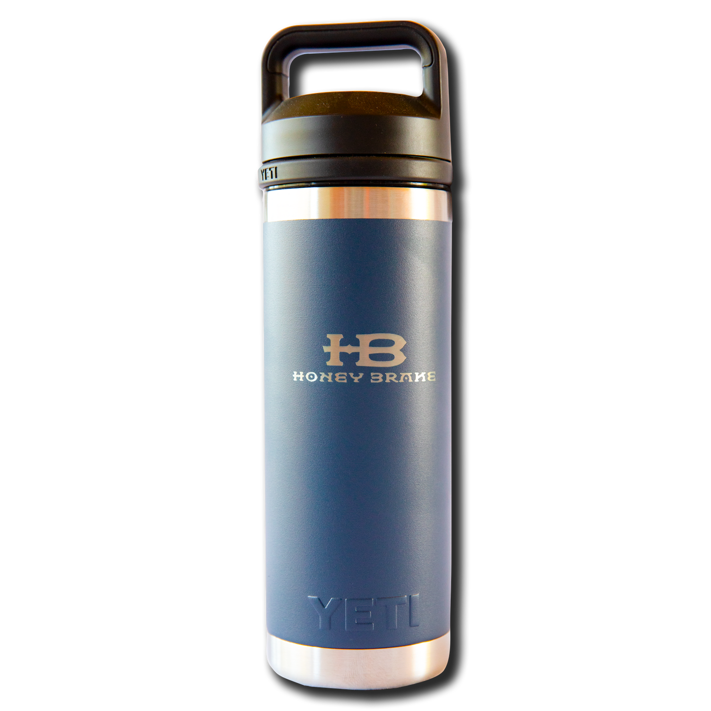 Yeti Rambler 18oz Bottle w/Honey Brake Logo w/Chug Cap