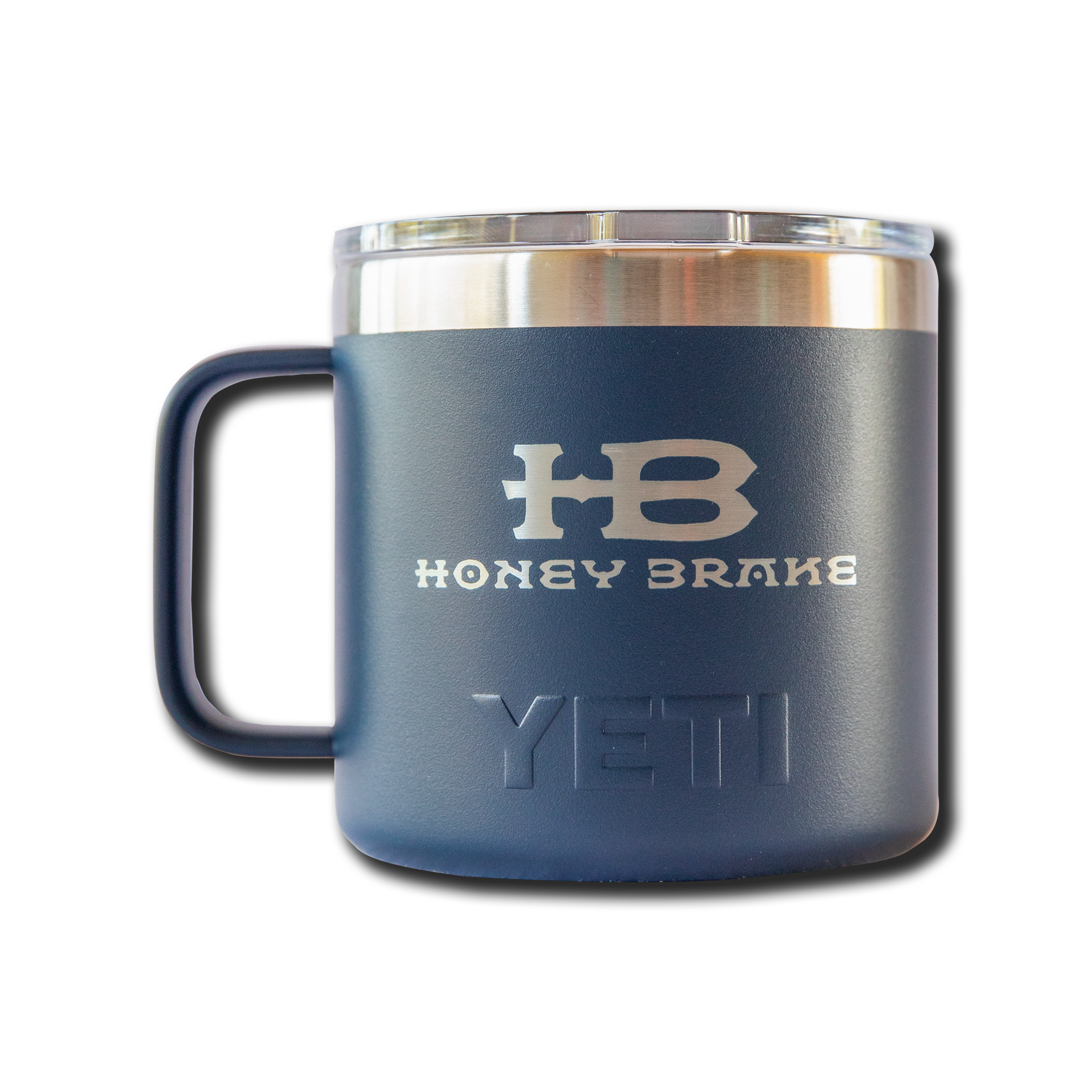 Yeti Rambler 14oz Mug w/Honey Brake Logo w/Magslide Lid – Honey